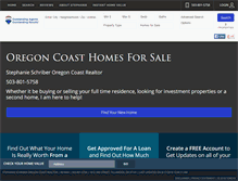 Tablet Screenshot of oregoncoastpropertyonline.com